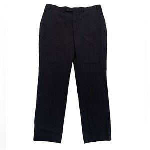 Calvin Klein 100% Wool P 42R Men's Dress Pants - Blue/Navy